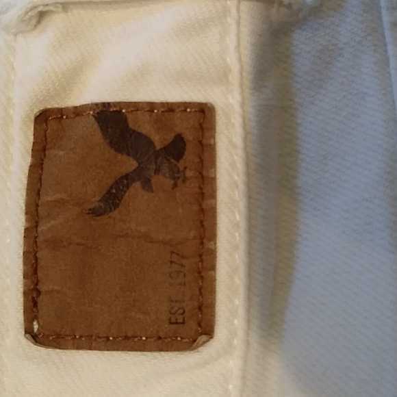 American Eagle white denim shorts - Picture 4 of 7